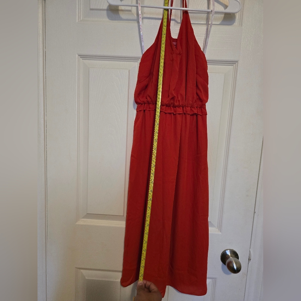 Guess Women's Maxi Dress in Rust Red